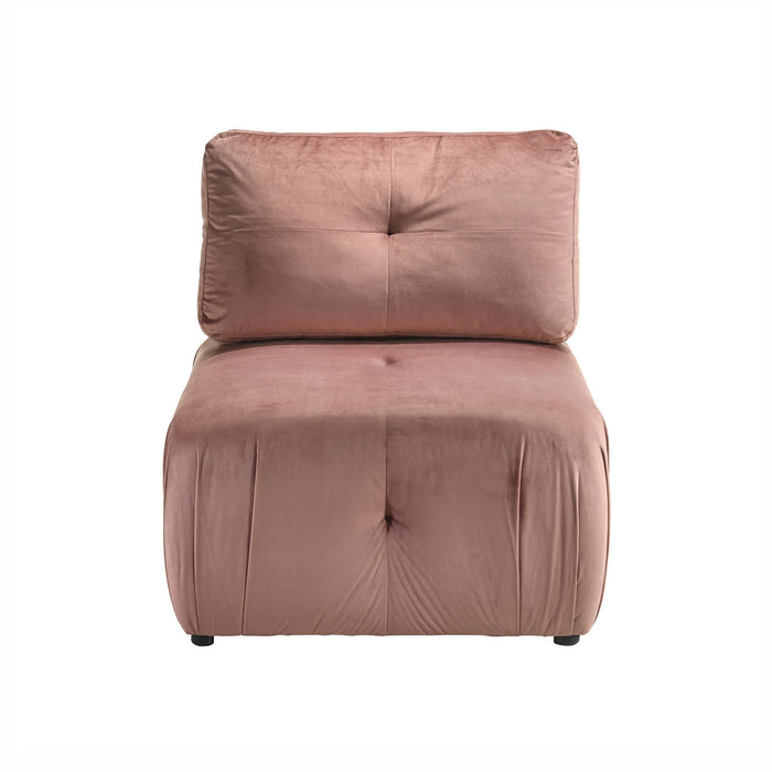 Nahla Modular Chair in Marine Rose - Jack’s Furniture and More (Laredo, TX)