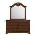 Northridge Dresser & Mirror Set in Cherry - Jack’s Furniture and More (Laredo, TX)