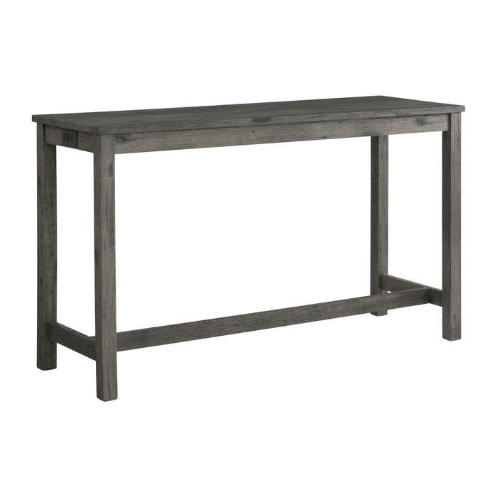 Oak Lawn Charcoal Grey Bar Table Single Pack (Table + 3 Grey Fabric Stools) - Jack’s Furniture and More (Laredo, TX)