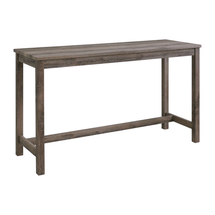 Oak Lawn Grey Bar Table Single Pack (Table + 3 Tan Fabric Stools) - Jack’s Furniture and More (Laredo, TX)