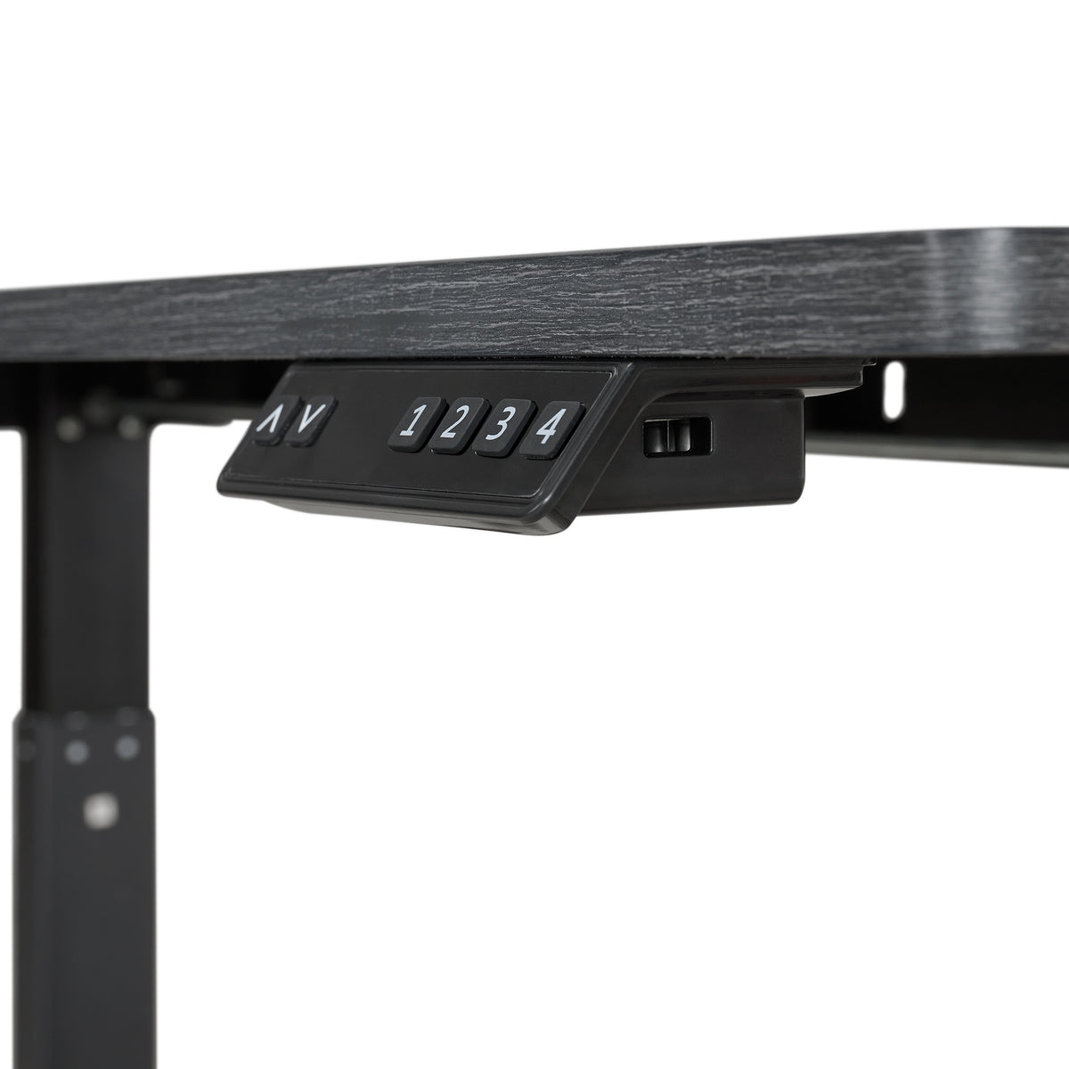 Oakland Adjustable Desk in Black - 3A Packing - Jack’s Furniture and More (Laredo, TX)