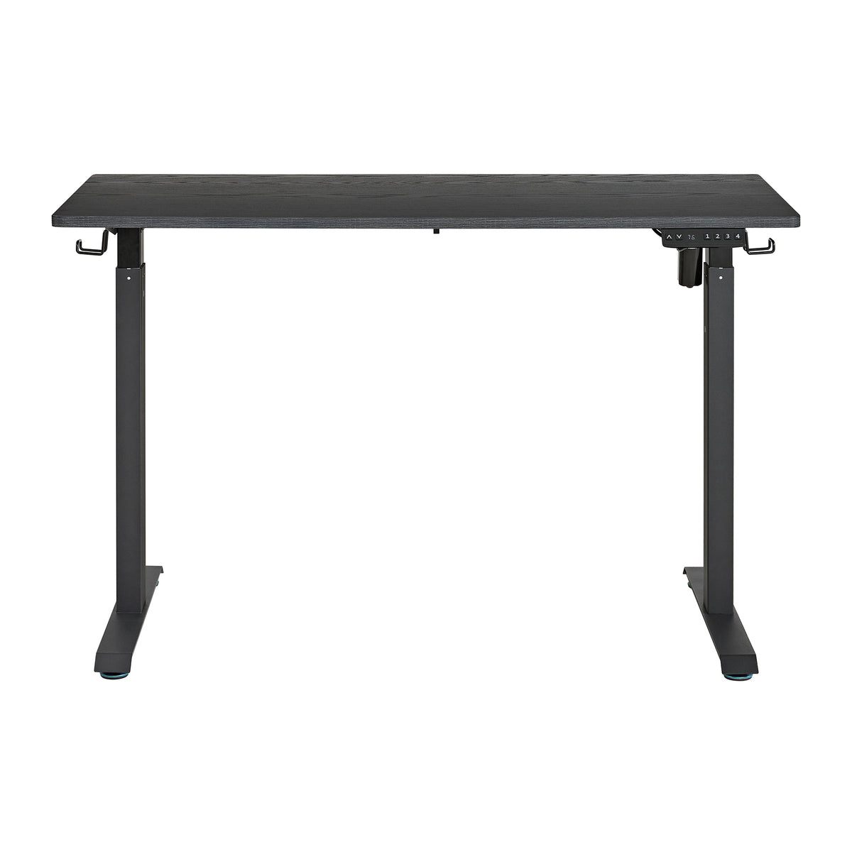 Oakland Adjustable Desk in Black - 3A Packing - Jack’s Furniture and More (Laredo, TX)
