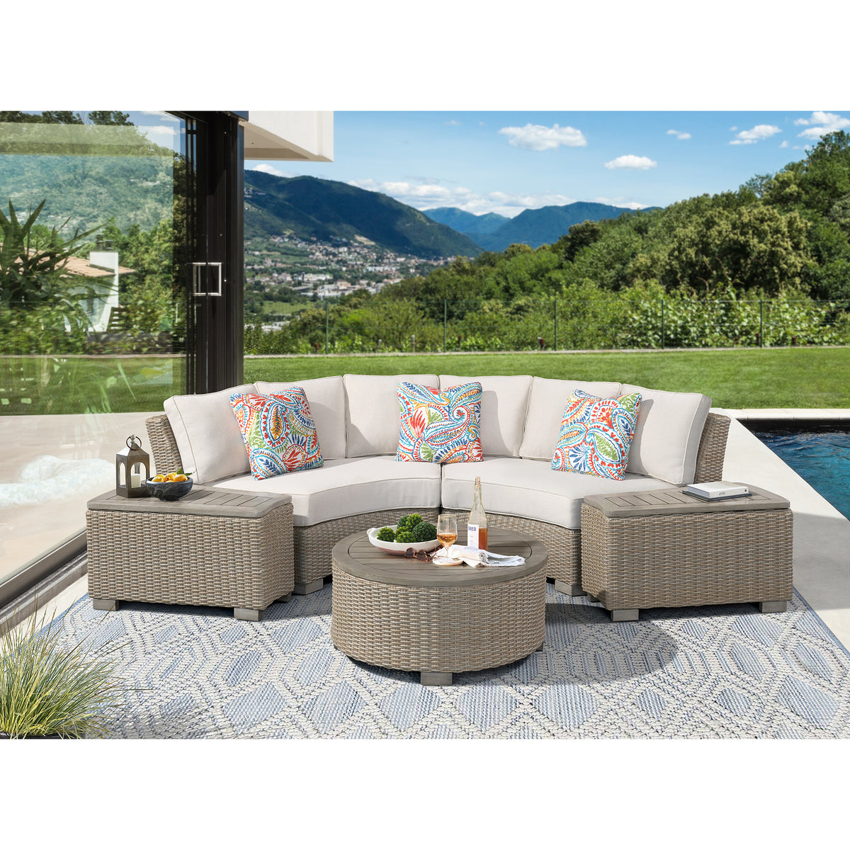 Olson Round Coffee Table - Jack’s Furniture and More (Laredo, TX)
