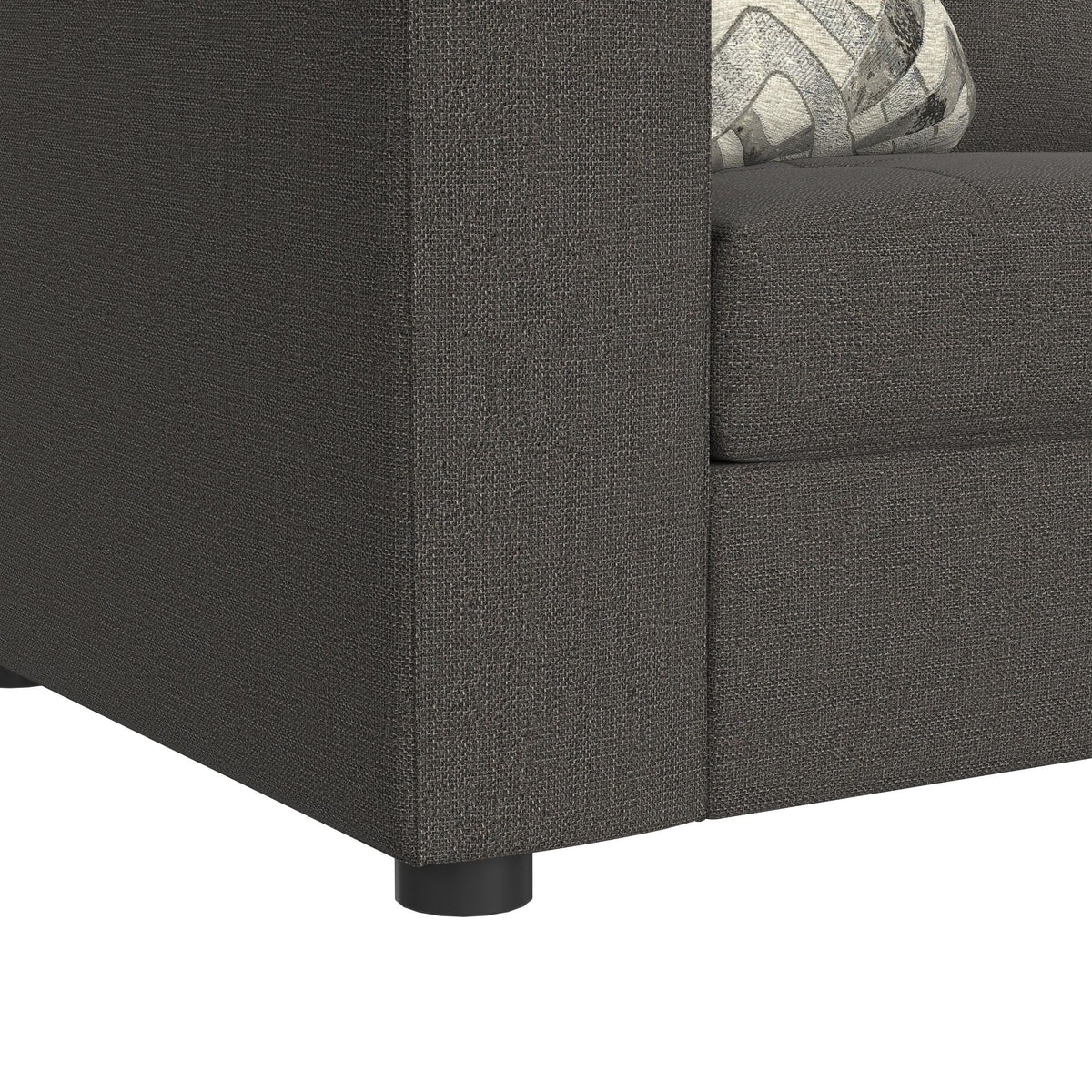 Options One 8PC Living Room Set in Palmer Plus Ash with Media Console