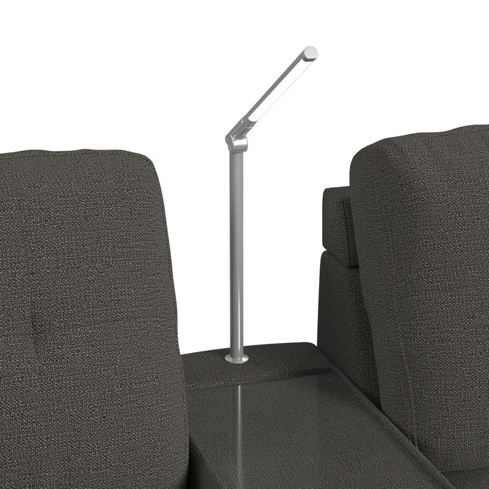 Options One 8PC Living Room Set in Palmer Plus Ash with Media Console - Jack’s Furniture and More (Laredo, TX)