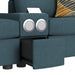 Options One 8PC Living Room Set in Palmer Plus Teal with Media Console - Jack’s Furniture and More (Laredo, TX)