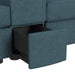 Options One 9PC Living Room Set in Palmer Plus Teal - Jack’s Furniture and More (Laredo, TX)