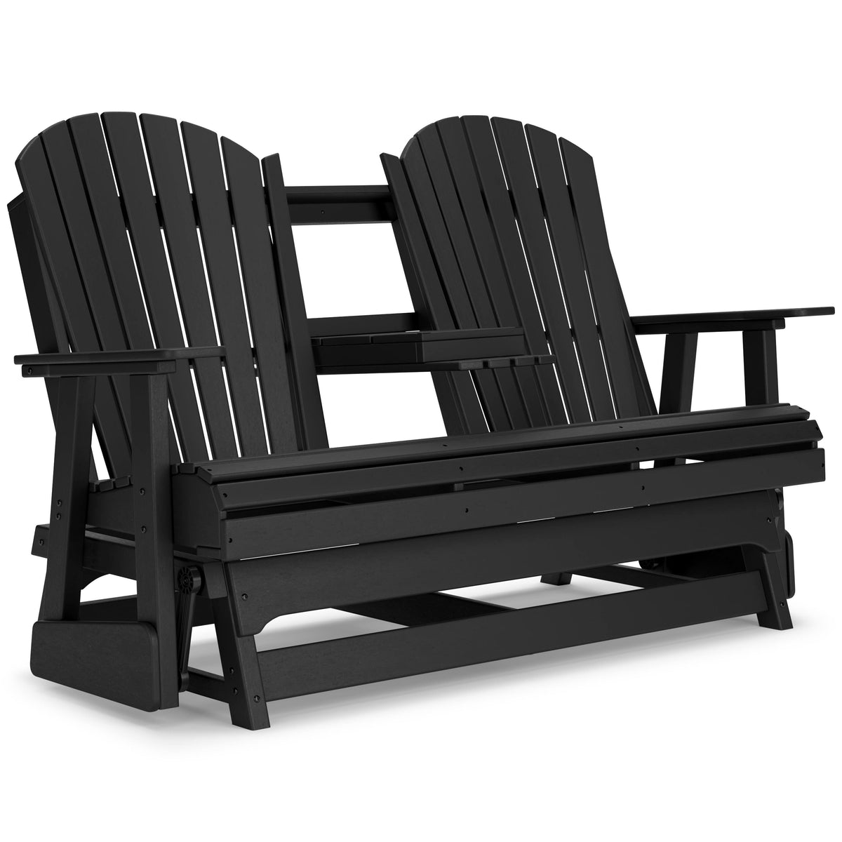 Hyland wave Outdoor Glider Loveseat - Jack’s Furniture and More (Laredo, TX)