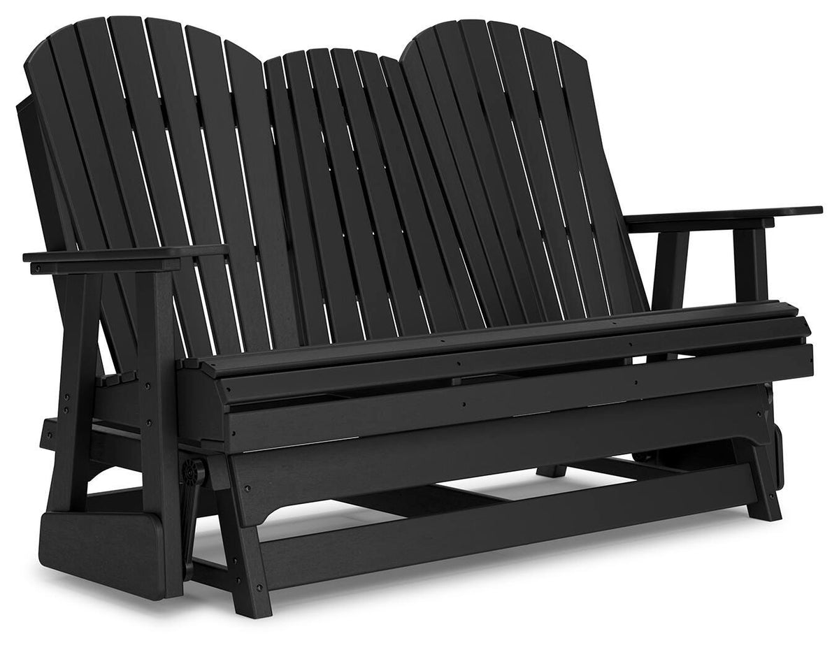 Hyland wave Outdoor Glider Loveseat - Jack’s Furniture and More (Laredo, TX)