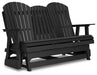 Hyland wave Outdoor Glider Loveseat - Jack’s Furniture and More (Laredo, TX)