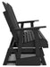 Hyland wave Outdoor Glider Loveseat - Jack’s Furniture and More (Laredo, TX)