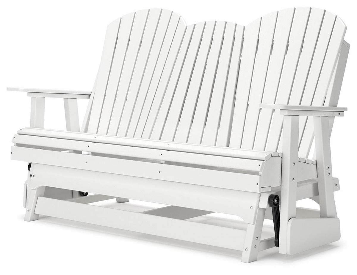 Hyland wave Outdoor Glider Loveseat - Jack’s Furniture and More (Laredo, TX)