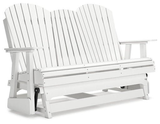 Hyland wave Outdoor Glider Loveseat - Jack’s Furniture and More (Laredo, TX)