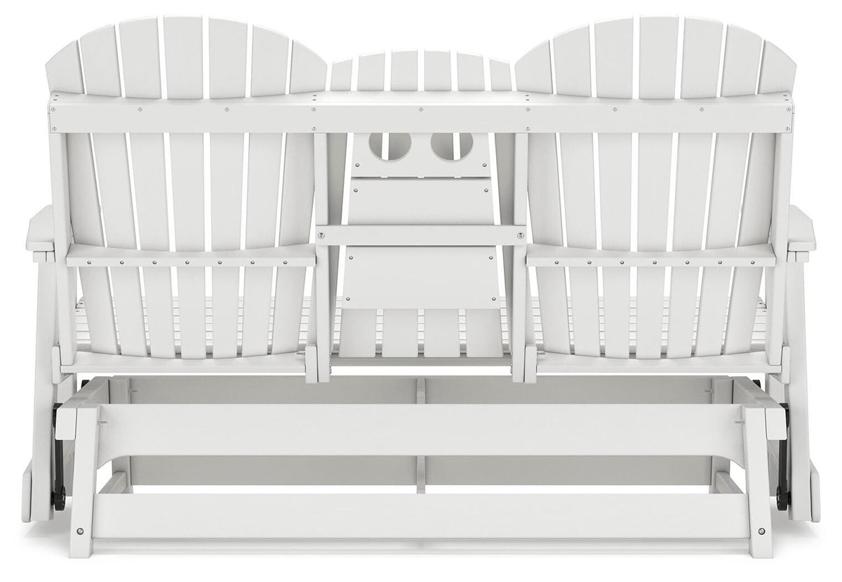 Hyland wave Outdoor Glider Loveseat - Jack’s Furniture and More (Laredo, TX)