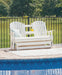 Hyland wave Outdoor Glider Loveseat - Jack’s Furniture and More (Laredo, TX)