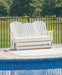 Hyland wave Outdoor Glider Loveseat - Jack’s Furniture and More (Laredo, TX)
