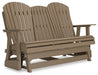 Hyland wave Outdoor Glider Loveseat - Jack’s Furniture and More (Laredo, TX)