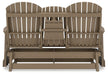 Hyland wave Outdoor Glider Loveseat - Jack’s Furniture and More (Laredo, TX)