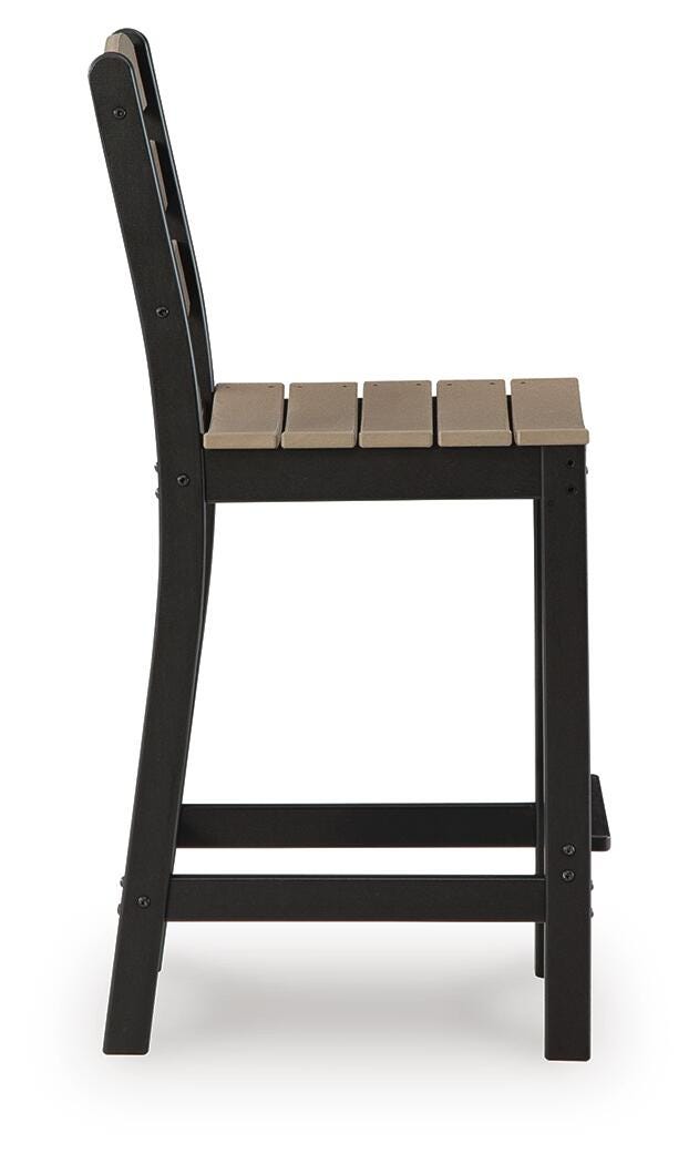 Shoreline Beach Outdoor Counter Table and 2 Barstools - Jack’s Furniture and More (Laredo, TX)