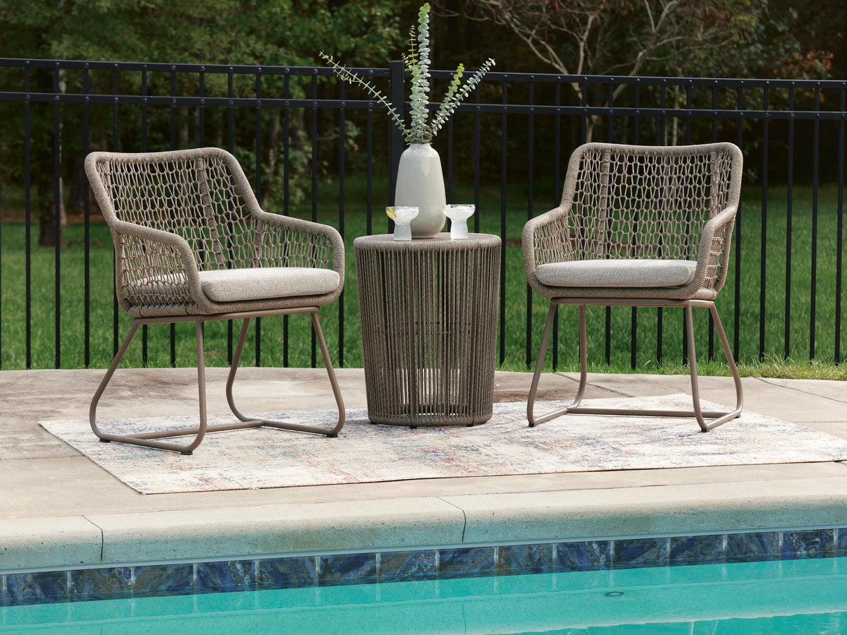 Majors Beach Outdoor Table and 2 Chairs - Jack’s Furniture and More (Laredo, TX)
