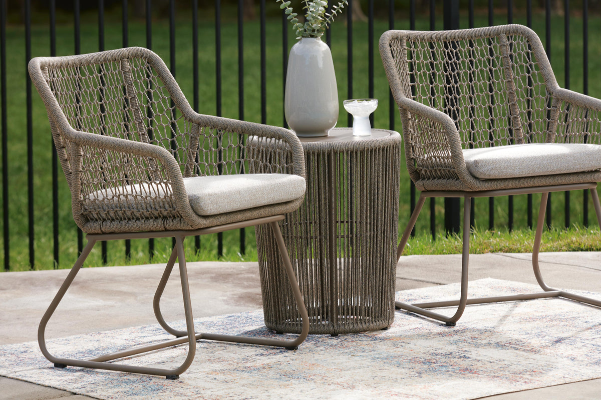 Majors Beach Outdoor Table and 2 Chairs - Jack’s Furniture and More (Laredo, TX)