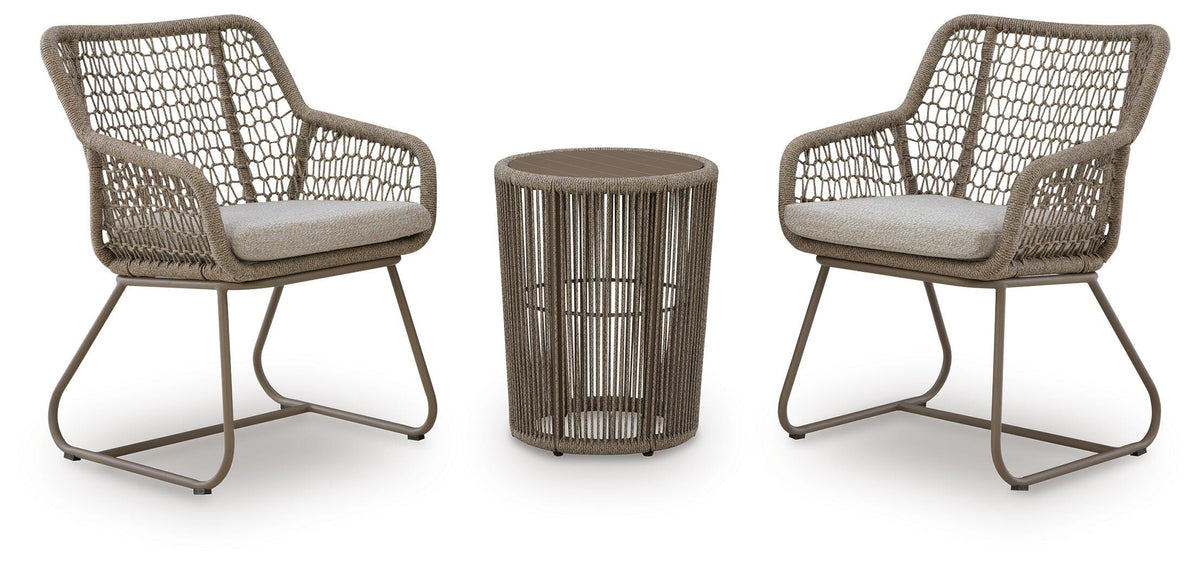Majors Beach Outdoor Table and 2 Chairs - Jack’s Furniture and More (Laredo, TX)