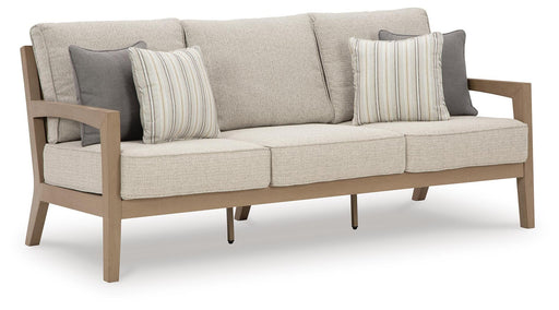 Hallow Creek Outdoor Sofa with Cushion - Jack’s Furniture and More (Laredo, TX)