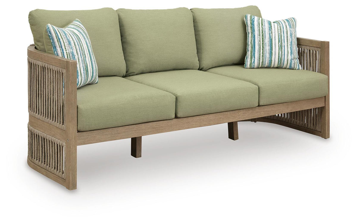 Serena Shores Outdoor Sofa with Cushion - Jack’s Furniture and More (Laredo, TX)