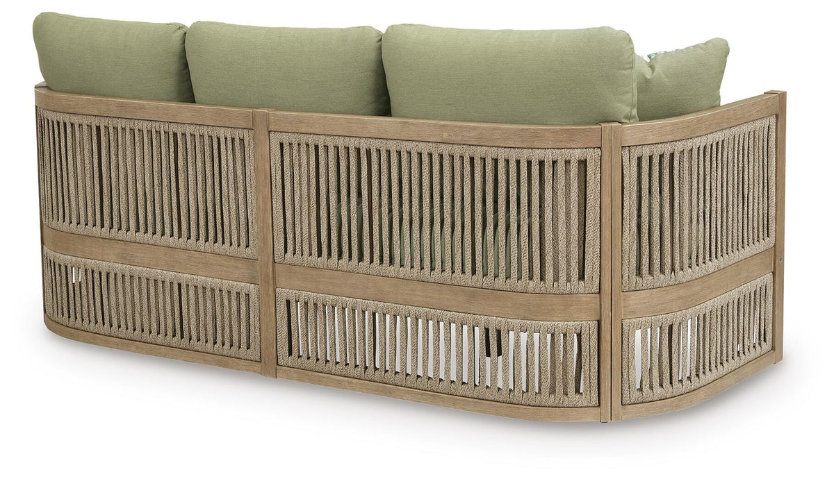 Serena Shores Outdoor Sofa with Cushion - Jack’s Furniture and More (Laredo, TX)