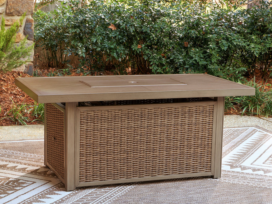 Laguna Heights Outdoor Fire Pit Table - Jack’s Furniture and More (Laredo, TX)