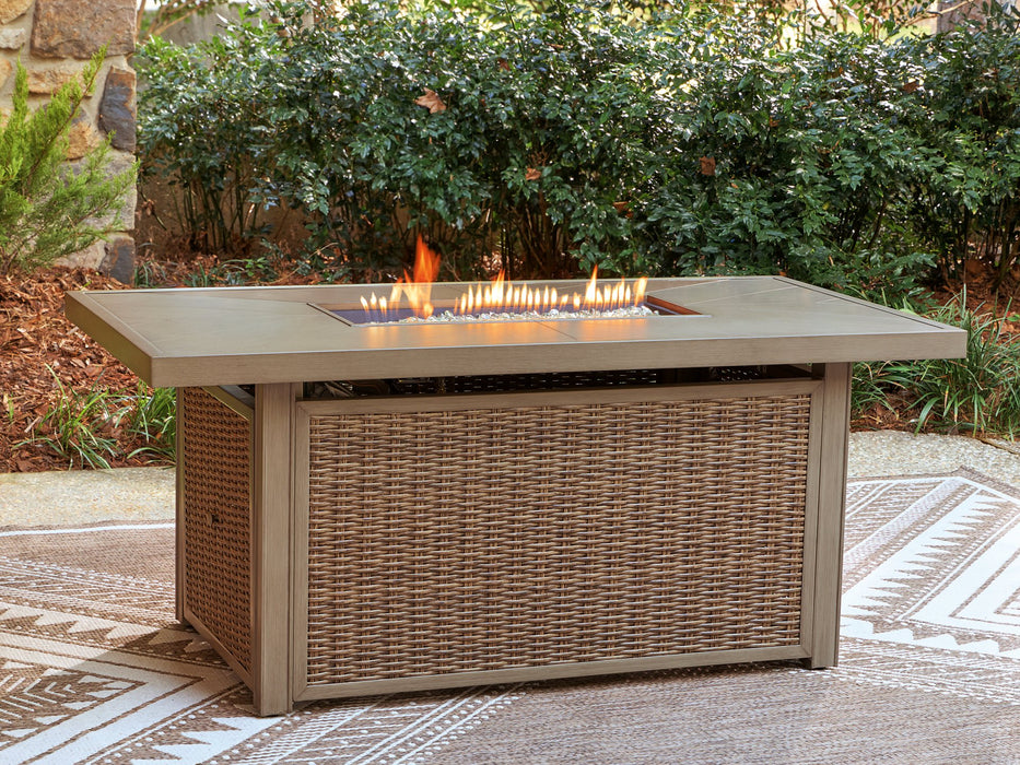 Laguna Heights Outdoor Fire Pit Table - Jack’s Furniture and More (Laredo, TX)