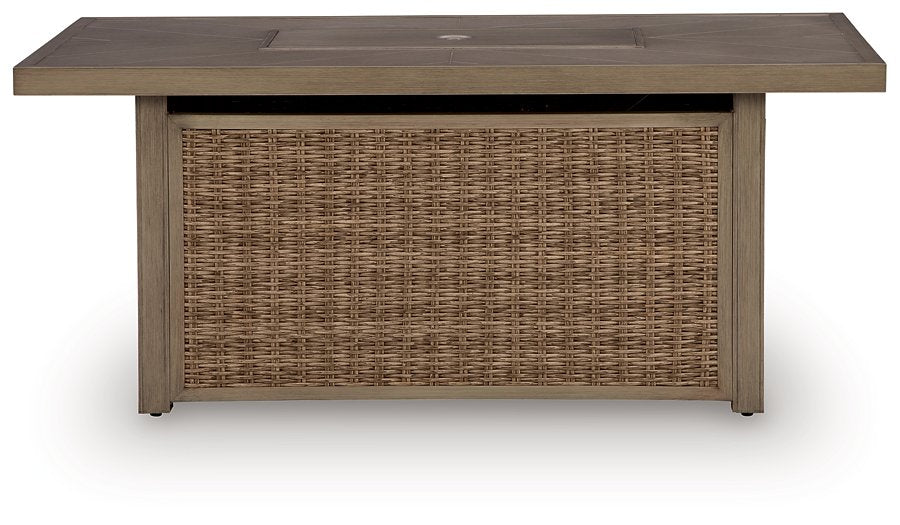 Laguna Heights Outdoor Fire Pit Table - Jack’s Furniture and More (Laredo, TX)