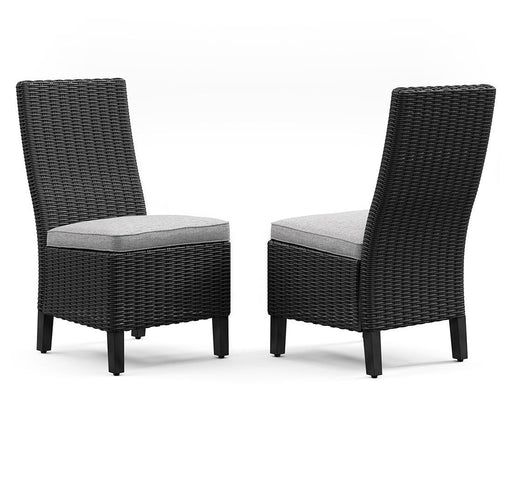 Beachcroft Outdoor Side Chair with Cushion (Set of 2) - Jack’s Furniture and More (Laredo, TX)