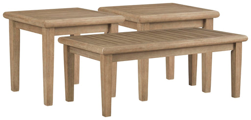 Gerianne Outdoor Occasional Table Set - Jack’s Furniture and More (Laredo, TX)