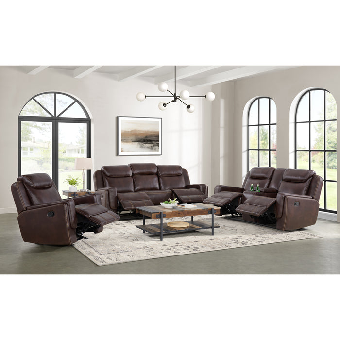 Panther Glider Motion Recliner in Neono Brown - Jack’s Furniture and More (Laredo, TX)