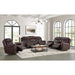 Panther 3PC Living Room Set in Neono Brown-Sofa, Loveseat & Recliner - Jack’s Furniture and More (Laredo, TX)