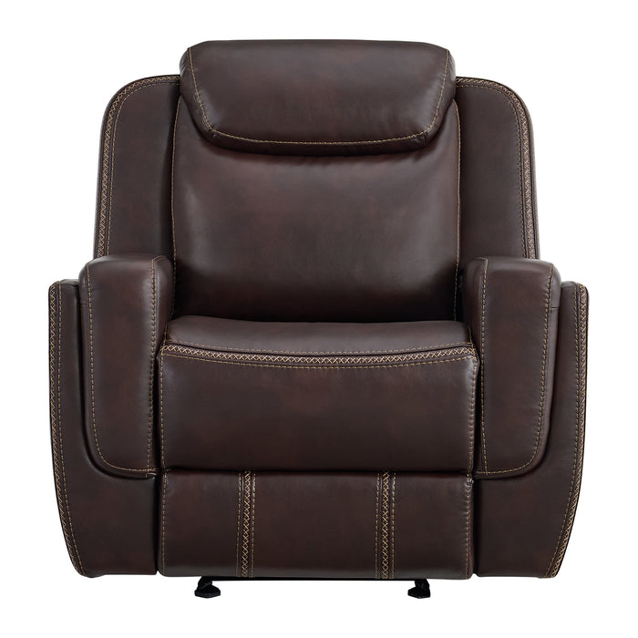 Panther Glider Motion Recliner in Neono Brown - Jack’s Furniture and More (Laredo, TX)