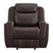 Panther Glider Motion Recliner in Neono Brown - Jack’s Furniture and More (Laredo, TX)