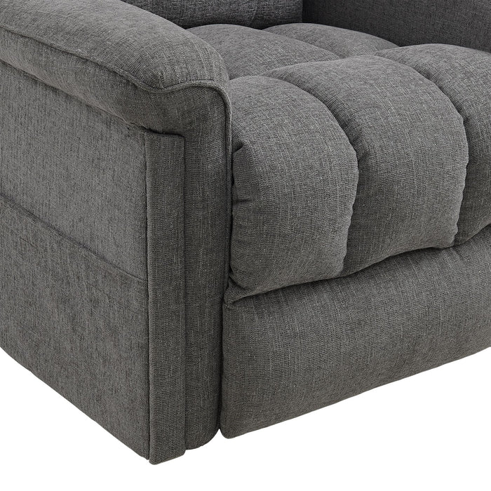 Pecos Power Motion Lift Chair in 15337-2 Ribbit Charcoal