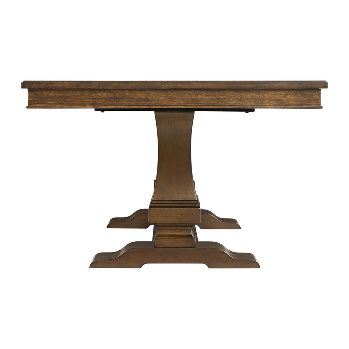 Phillipe Dining Table with with 18" Leaf in Cherry - Jack’s Furniture and More (Laredo, TX)