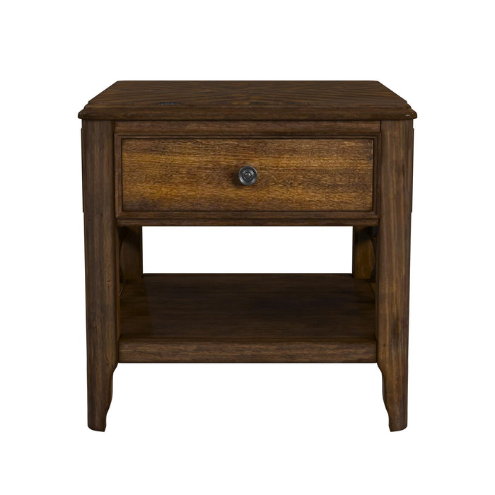 Phillipe End Table in Cherry - Jack’s Furniture and More (Laredo, TX)