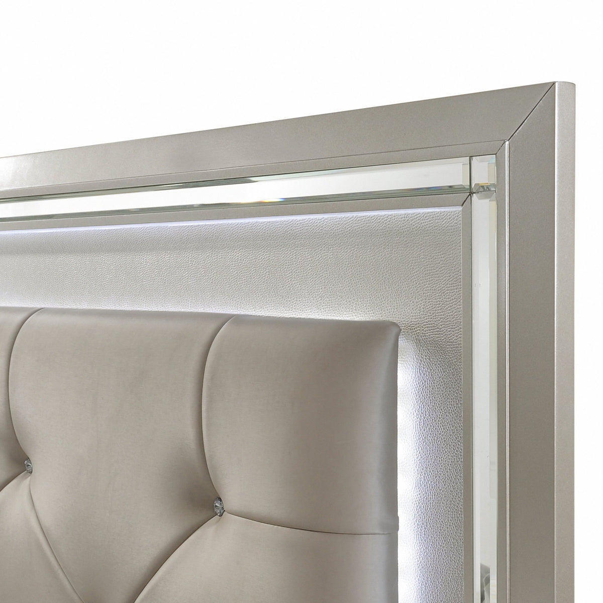 Platinum Platform Storage Bedroom Set