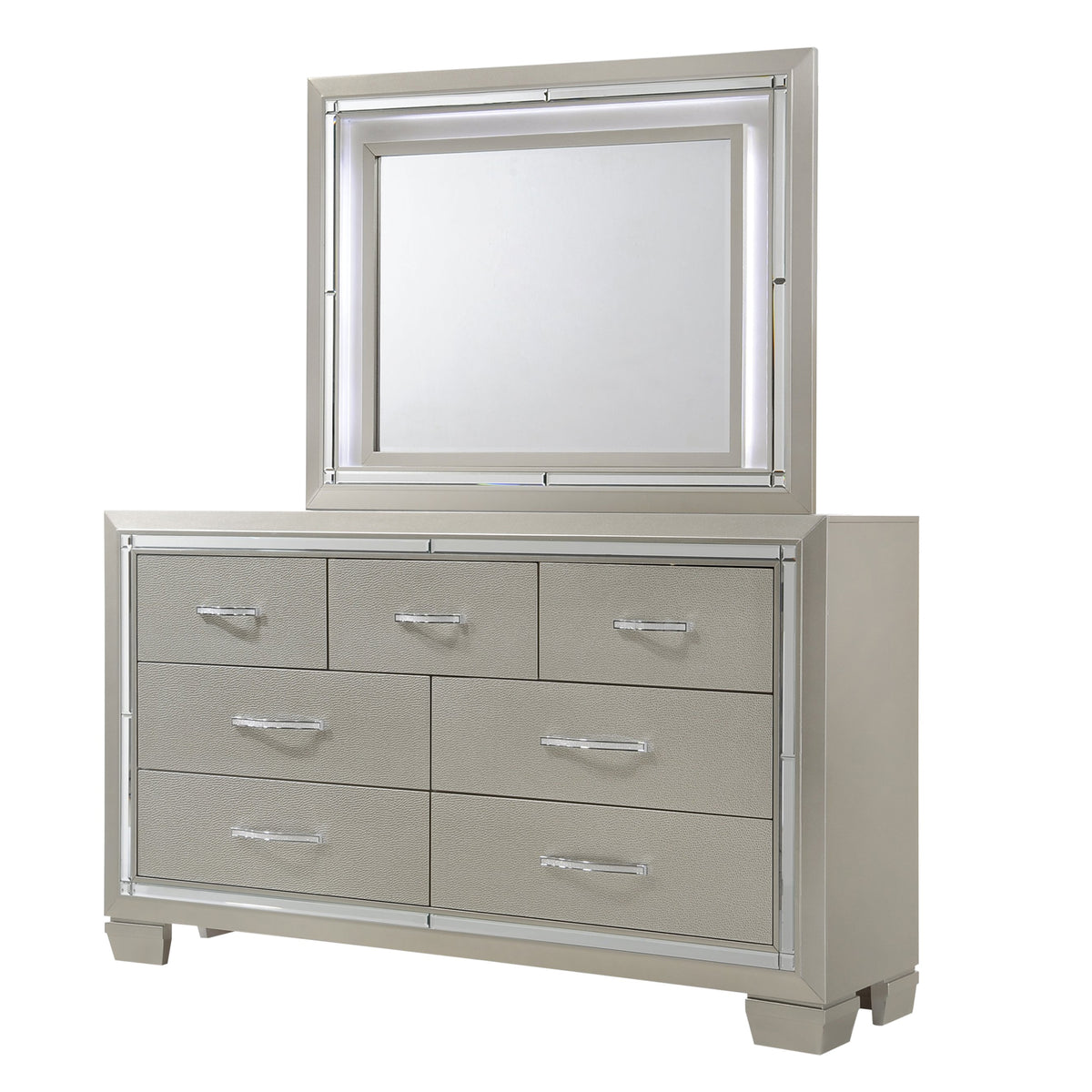Platinum Queen Platform Storage 5PC Set