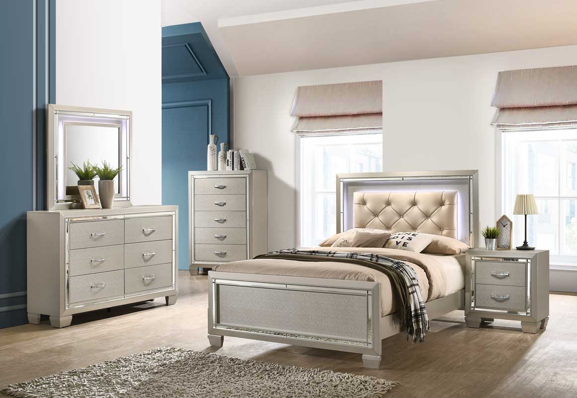 PLATINUM YOUTH PLATFORM BEDROOM SET - Jack’s Furniture and More (Laredo, TX)