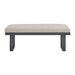 Playa Dining Bench - Dark Grey and Olefin Beige - Jack’s Furniture and More (Laredo, TX)