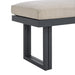 Playa Dining Bench - Dark Grey and Olefin Beige - Jack’s Furniture and More (Laredo, TX)