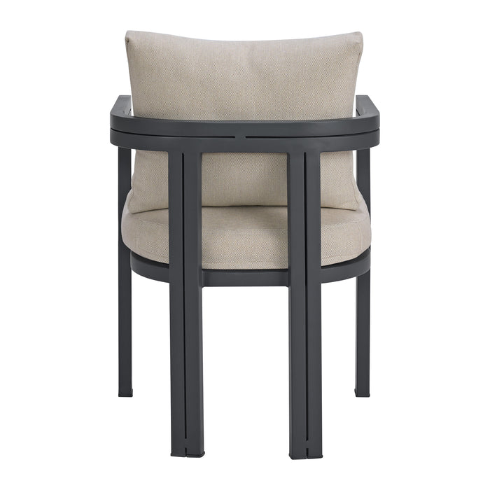 Playa Standard Height Dining Set in Dark Grey-Table and Four Chairs - Jack’s Furniture and More (Laredo, TX)