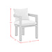 Playa Dining Chair - Dark Grey and Olefin Beige (2 Per Carton) - Jack’s Furniture and More (Laredo, TX)