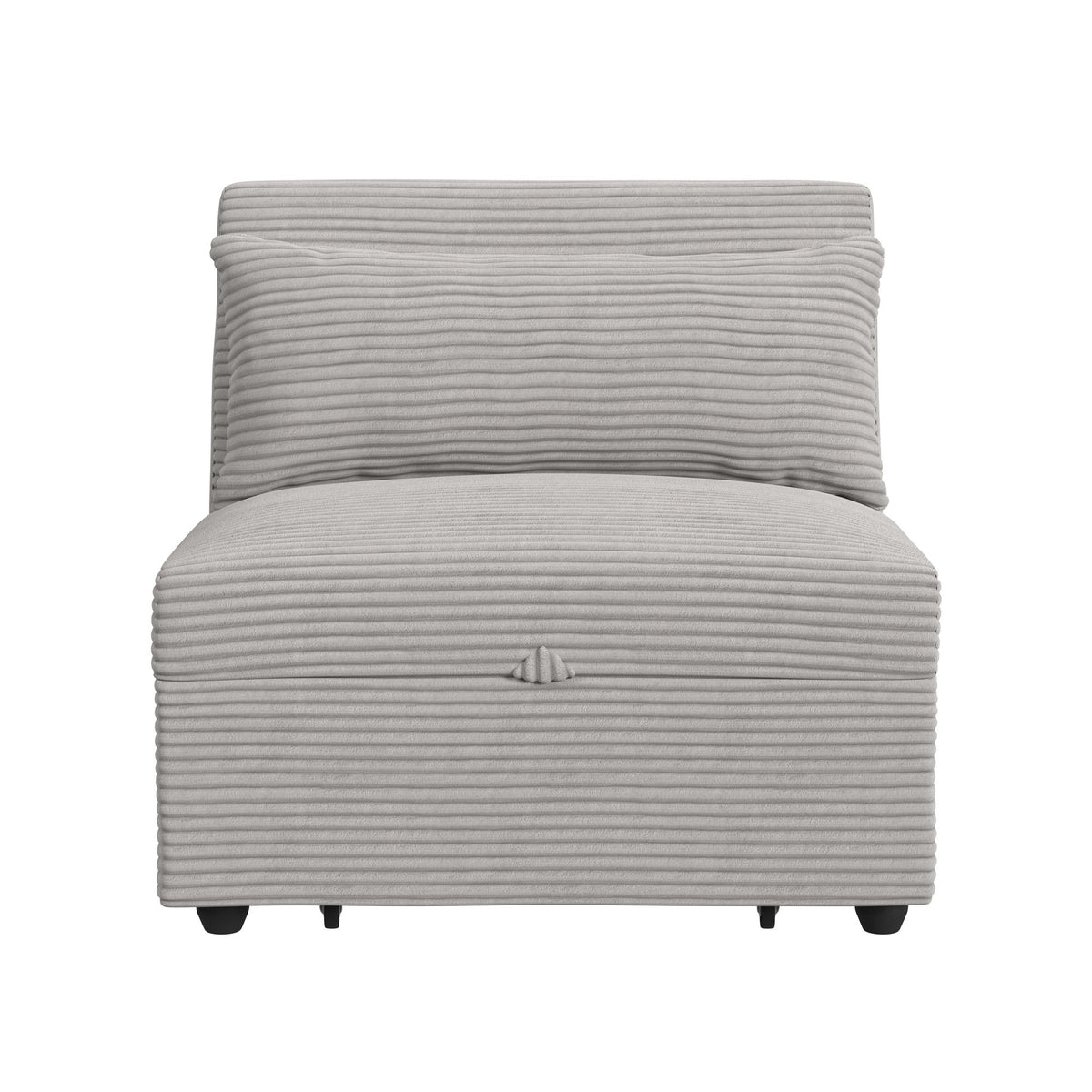 Pluto Chair with kidney pillow, Klik Klak and Pop up in Coronado Grey - Jack’s Furniture and More (Laredo, TX)