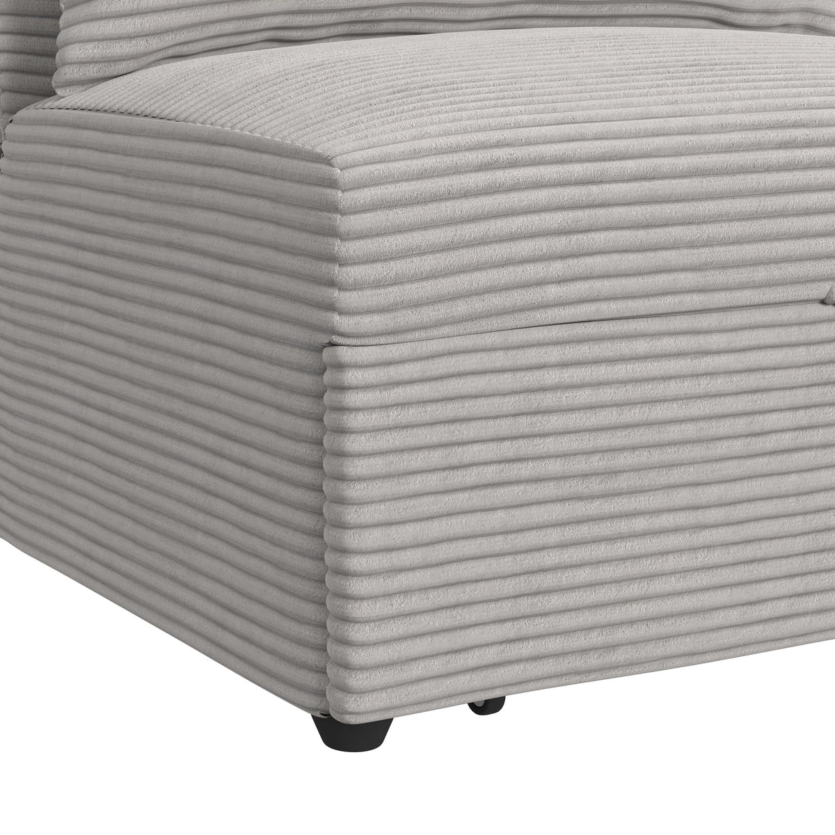 Pluto Chair with kidney pillow, Klik Klak and Pop up in Coronado Grey - Jack’s Furniture and More (Laredo, TX)